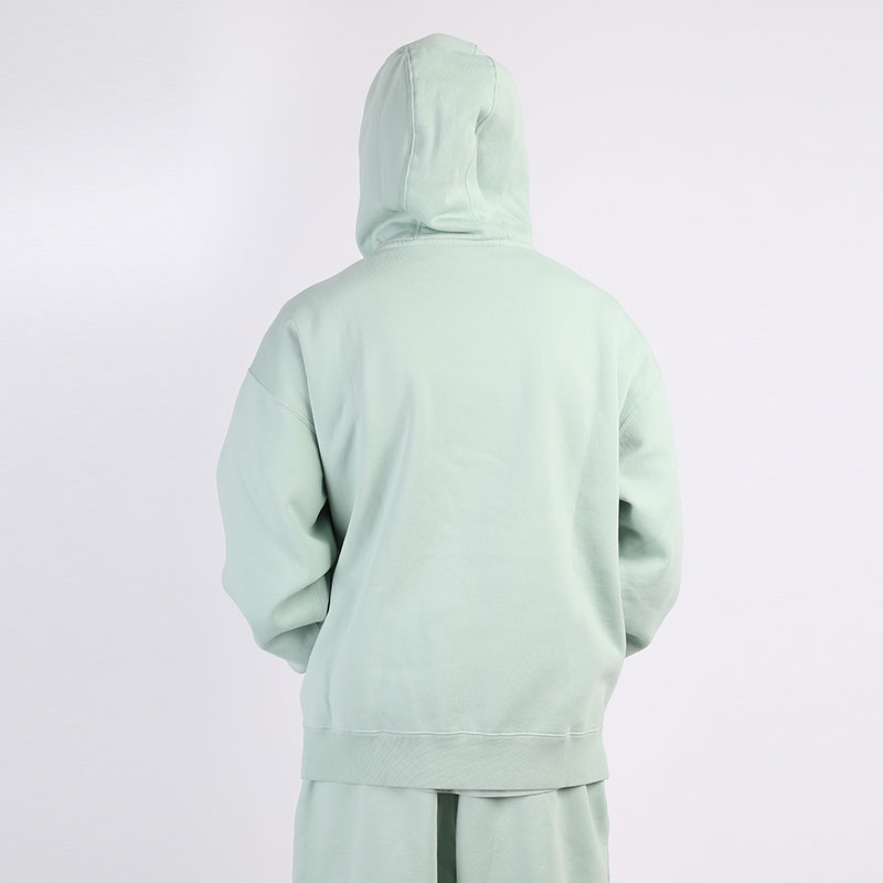 мужская зеленая толстовка Nike NikeLab Washed Hoodie CZ5350-321 - цена, описание, фото 5